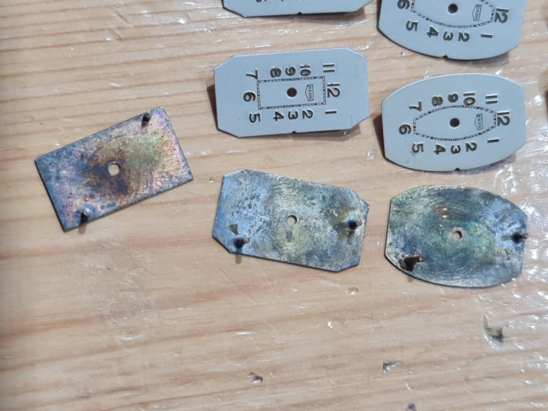 Uhren: Uhrenzifferblätter Diverse 13x – Neu (gemäss Beschreibung) aus Winterthur von Hai6 2
