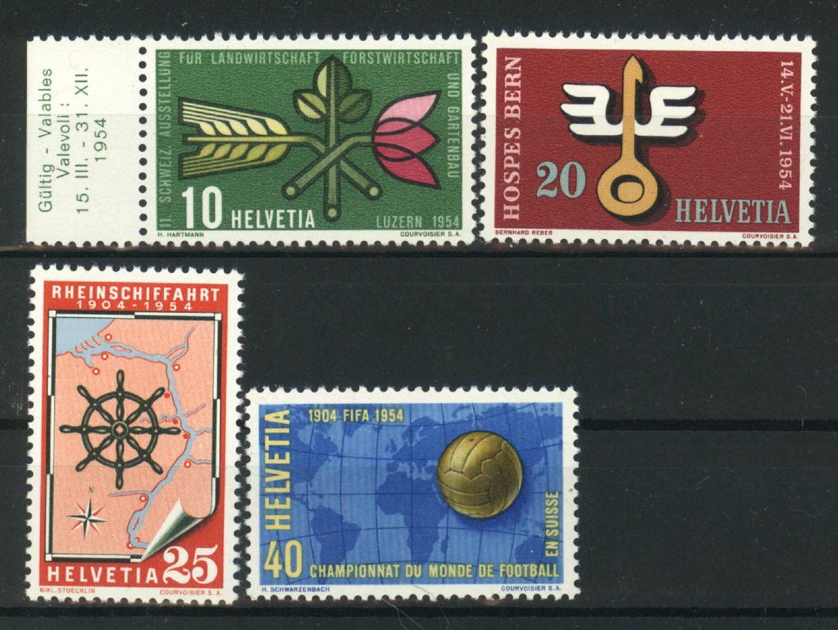 Tutti i francobolli: 1954, Gedenkmarken ** – Usato da Willisau venduto da Vollstempel
