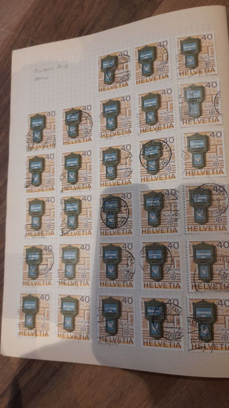 Alle Briefmarken: 1973-1979 – Gebraucht aus Balgach von SIMEON27