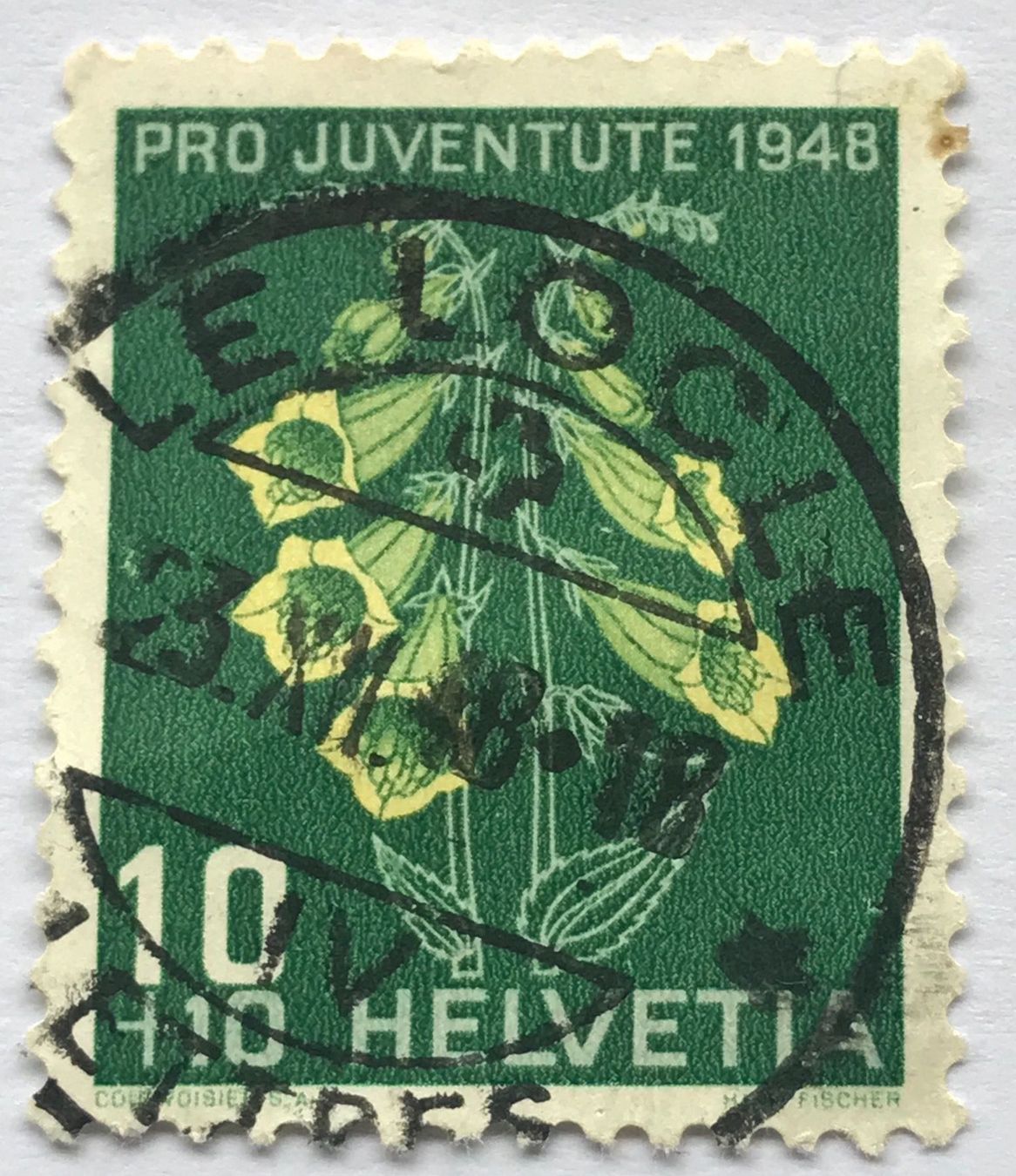 Tutti i francobolli: Nr.J 126  mit Stempel Le Locle – Usato da Aarau venduto da Billa007