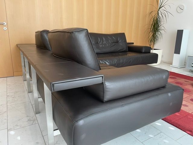 Rolf Benz Divani: Rolf Benz Leder Lounge Sofa Dono – Usato da Basel venduto da bum_y2j8 3