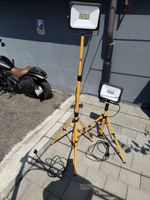 LED Baustrahler mit Stativ 2x