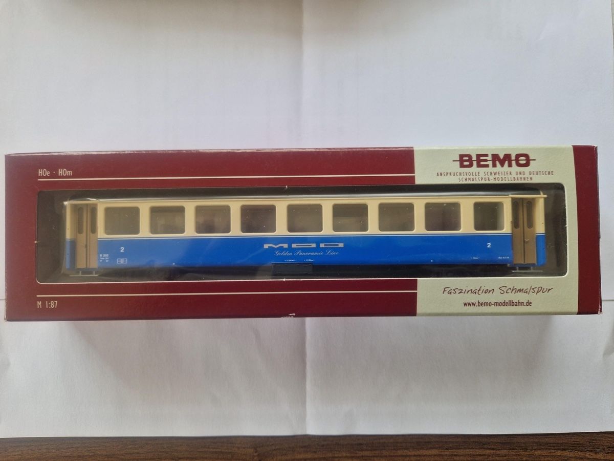 Bemo Trains électriques: Bemo MOB B 202 Leichtmetallwagen – Neuf avec emballage d'origine à Unteriberg par pineappleMa 1