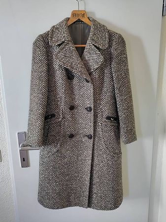 Magnifique manteau vintage en tweed   