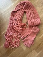 Schal/ Handschuh (M) Set orange