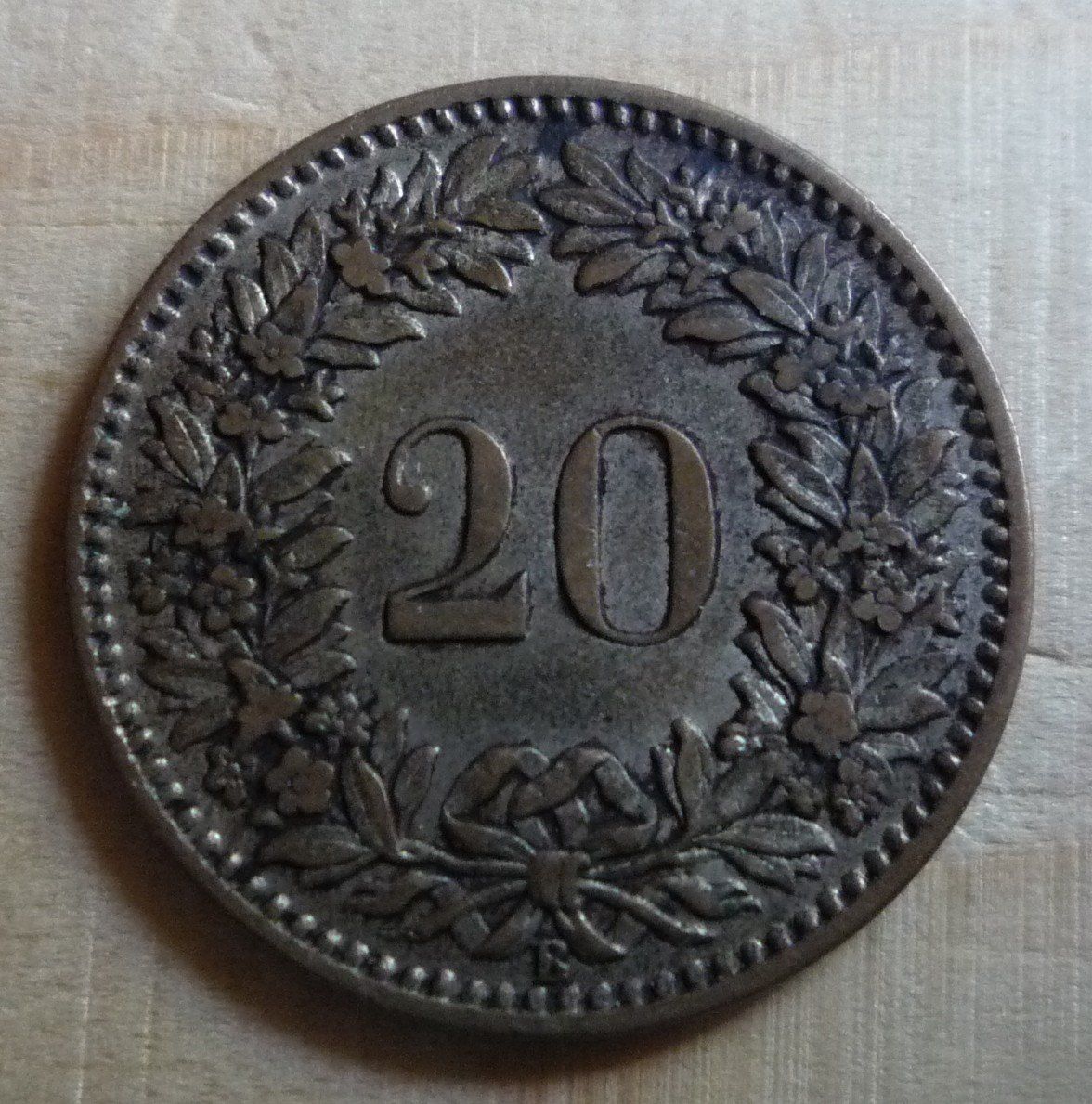 Tutti le monete: 20 Rappen 1859, ss-vz – Usato da Rieden SG venduto da Sammelfreund 1