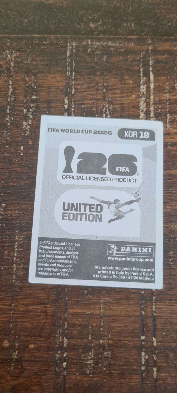Panini Carte collezionabili: Panini Jaesung Lee Kor 10 – Nuovo (secondo la descrizione) da Bonaduz venduto da holly13 1