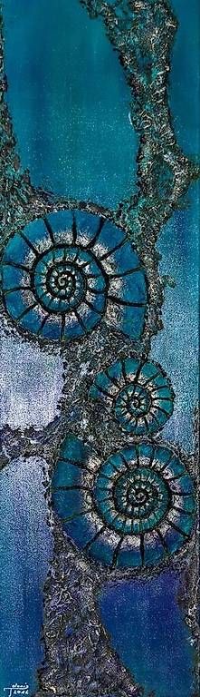 Dipinti: Acrybild Ammoniten – Usato da Romanshorn venduto da Besan