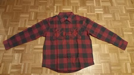 Chemise à carreaux Strauss, taille XL