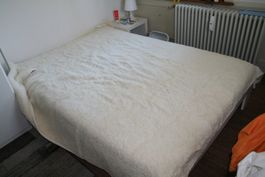 Decke Wolle MERINO-KASHMIR 210 x 210 cm made in DE
