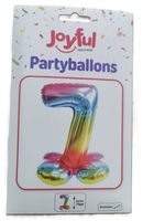 Partyballon Nr. 7 von Joyful, 71 cm, stehend (neu/OVP)