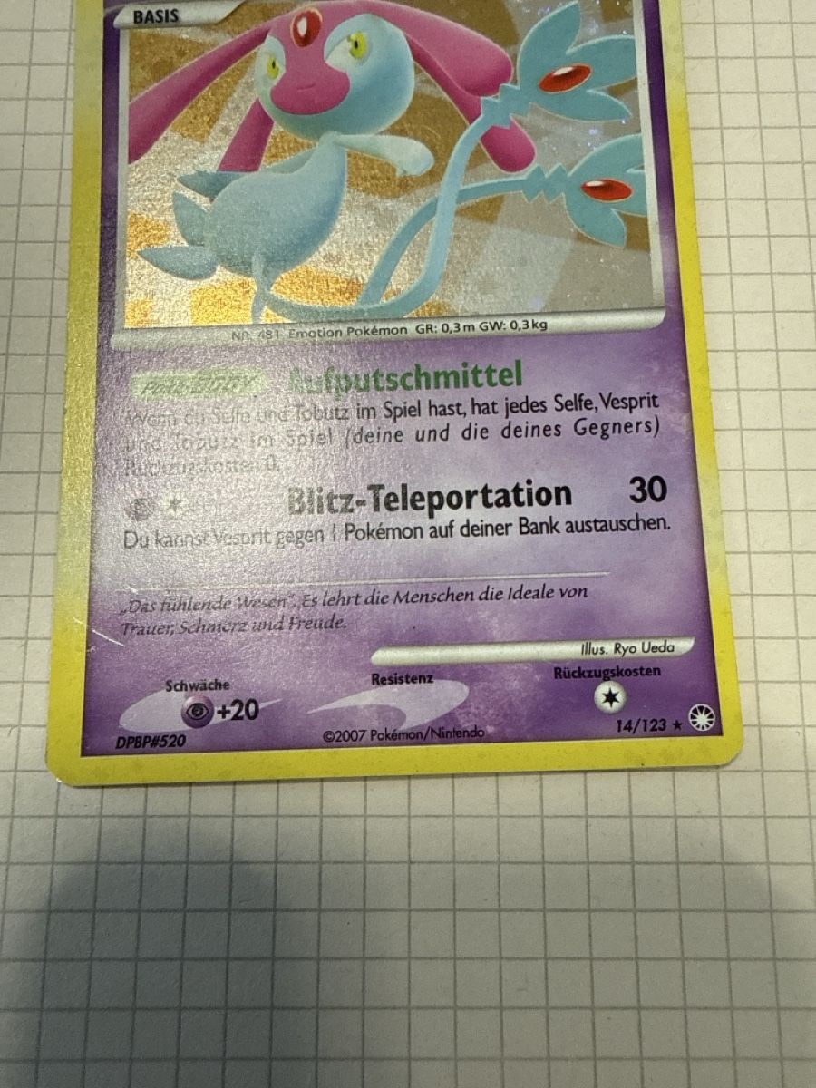 Pokémon Sammelbilder & Trading cards: Velsprit / Mesprit Lv.50  14/123 – Gebraucht aus Gudo von ken_dr92 4