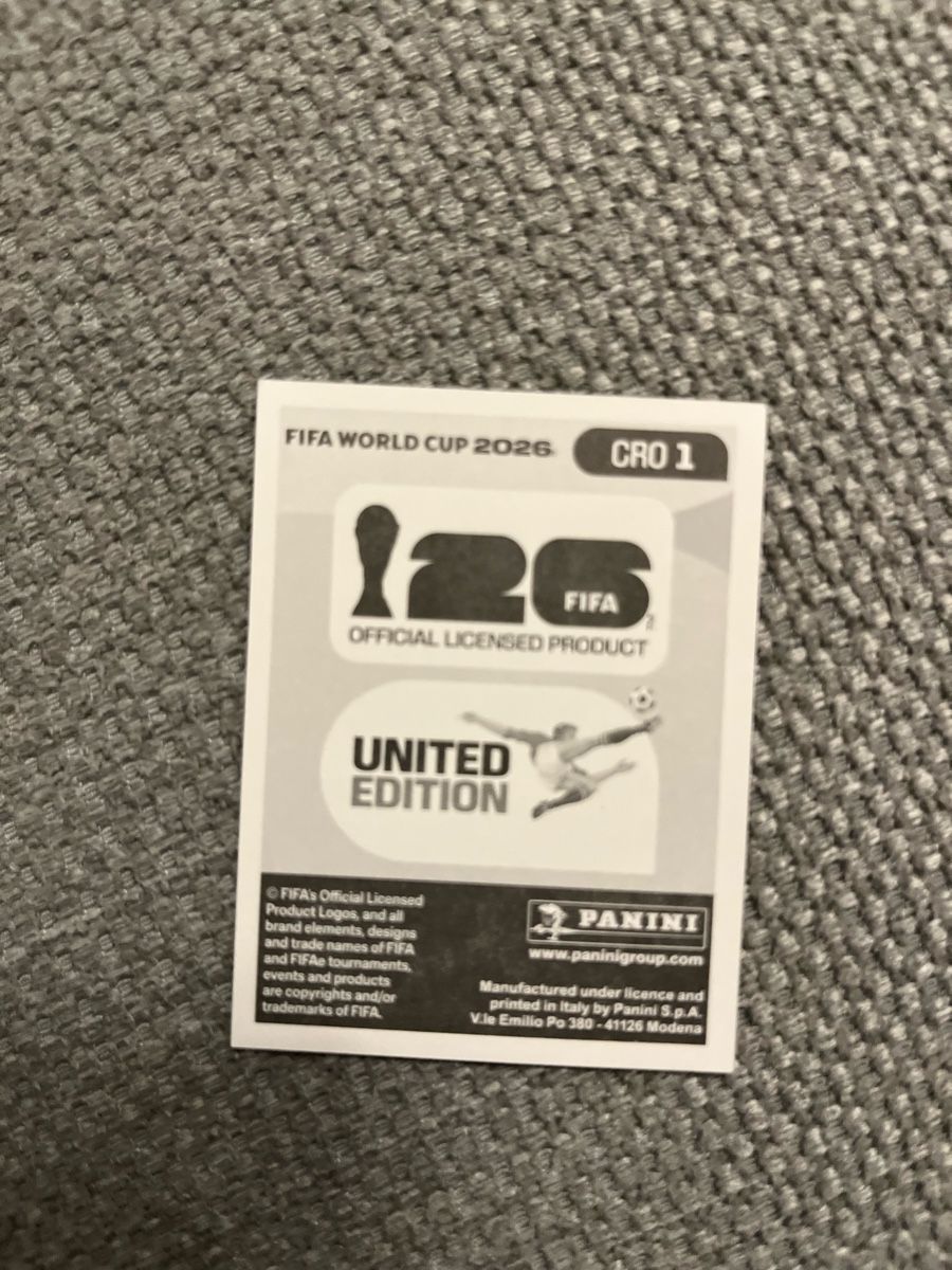 Panini Carte collezionabili: Panini 2026 Sticker Kroatien CRO1 – Nuovo (secondo la descrizione) da Stäfa venduto da greety1981 1