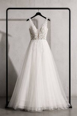 Raffinierter Boho-Chic, Romantik  Brautkleid 