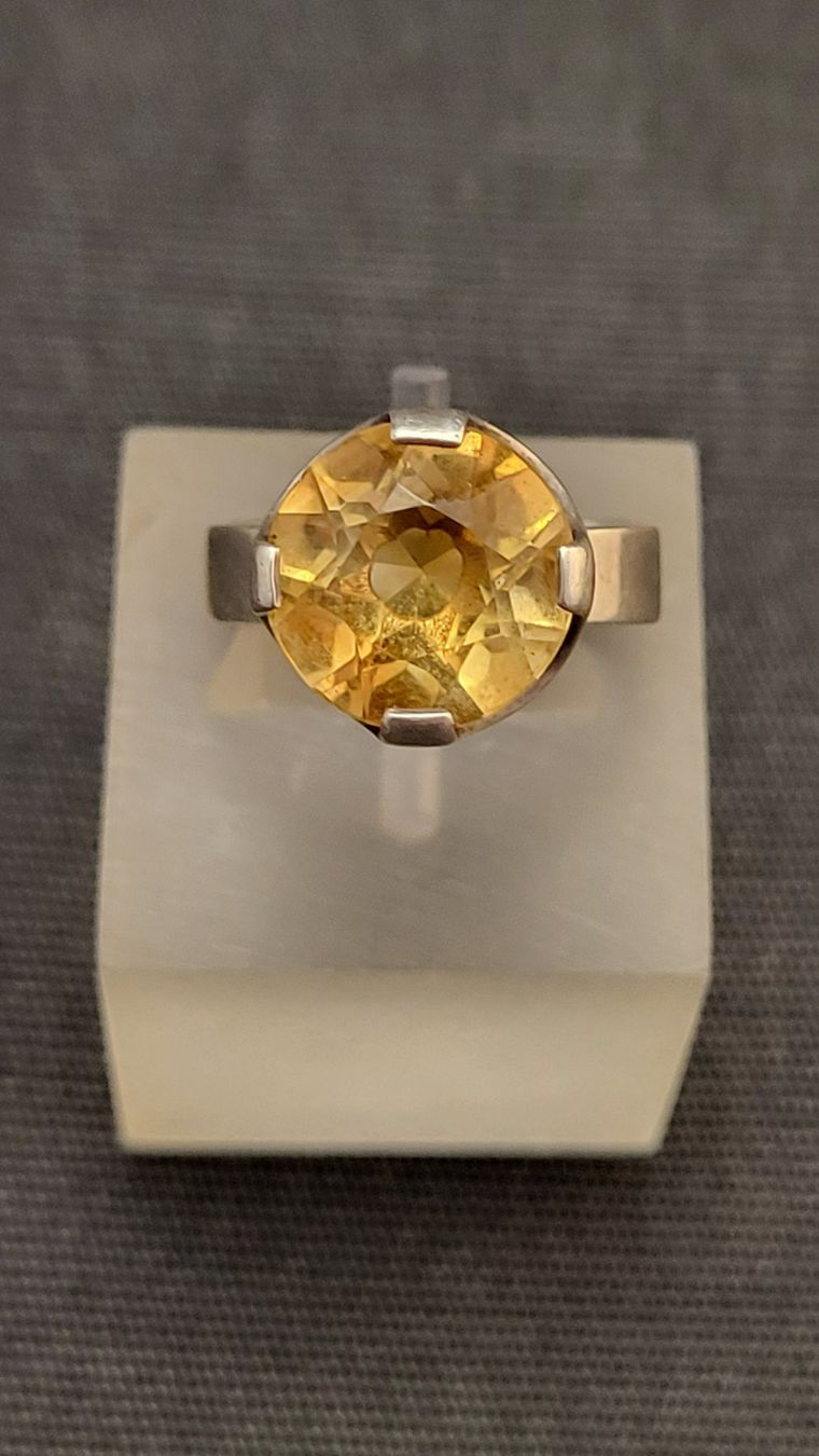 Ringe: Silber-Ring mit Citrin – Gebraucht aus Basel von spinne02 7