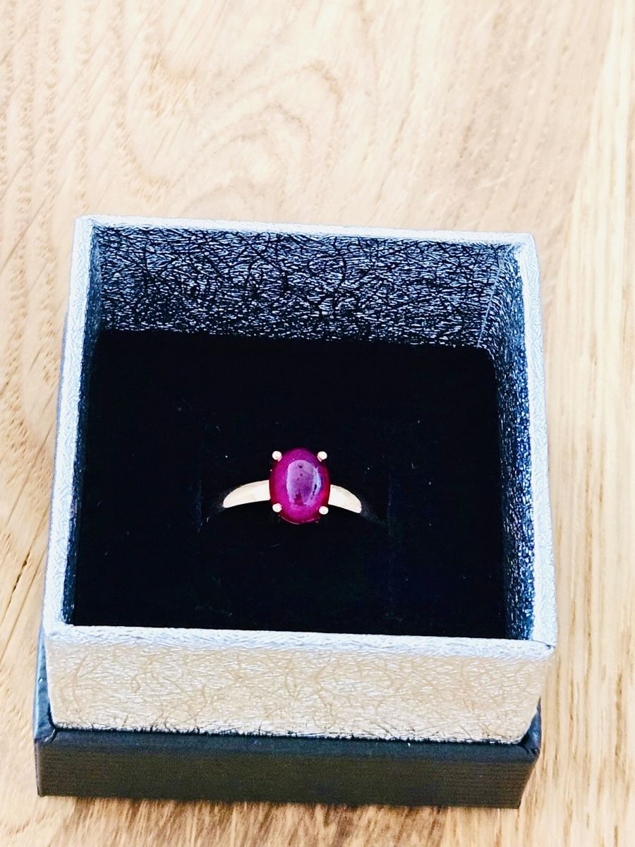 Bagues: Goldring mit Rubin – Neuf (Voir description) à Weissbad par fudeloni 2