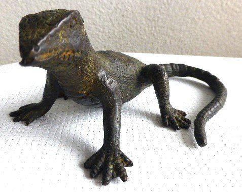 Sculture & Statue: Alte vermutlich antike Echse aus Bronze. – Usato da Pratteln venduto da Emperial