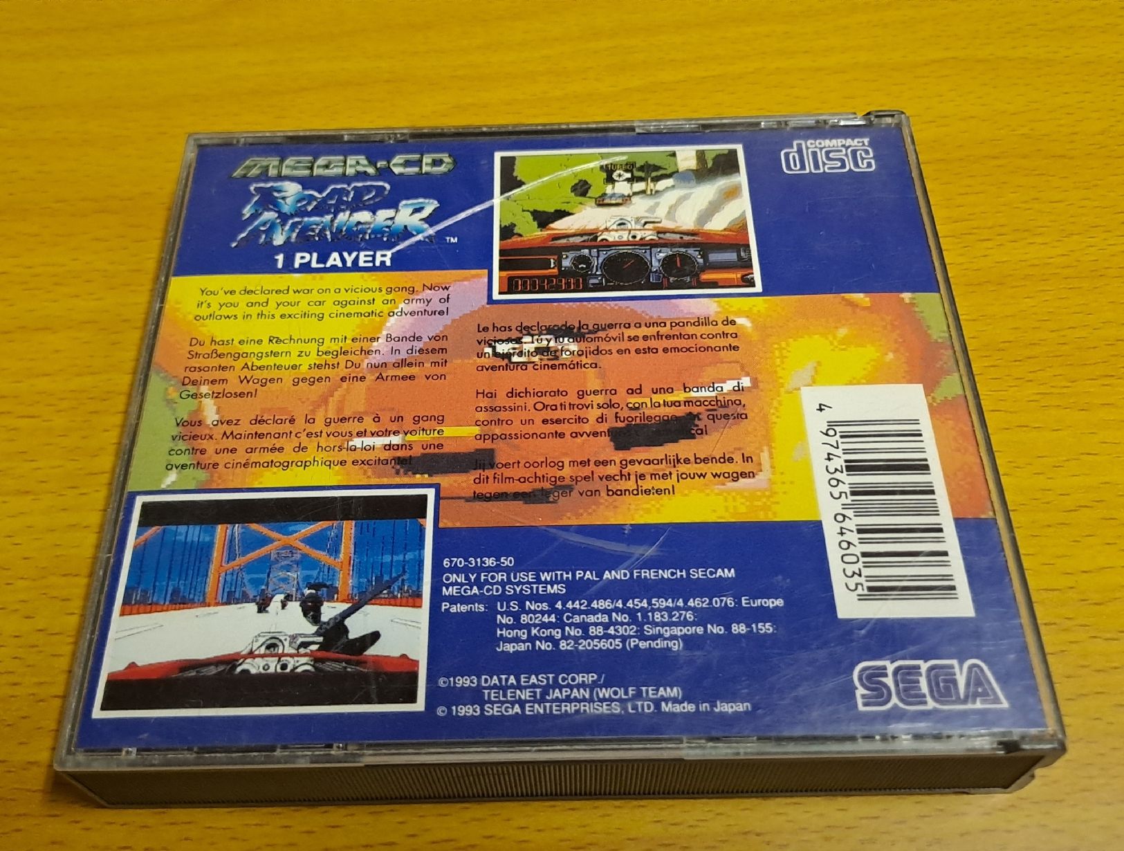 Sega Giochi: Road Avenger Sega Mega CD – Usato da Bünzen venduto da Rtron 1