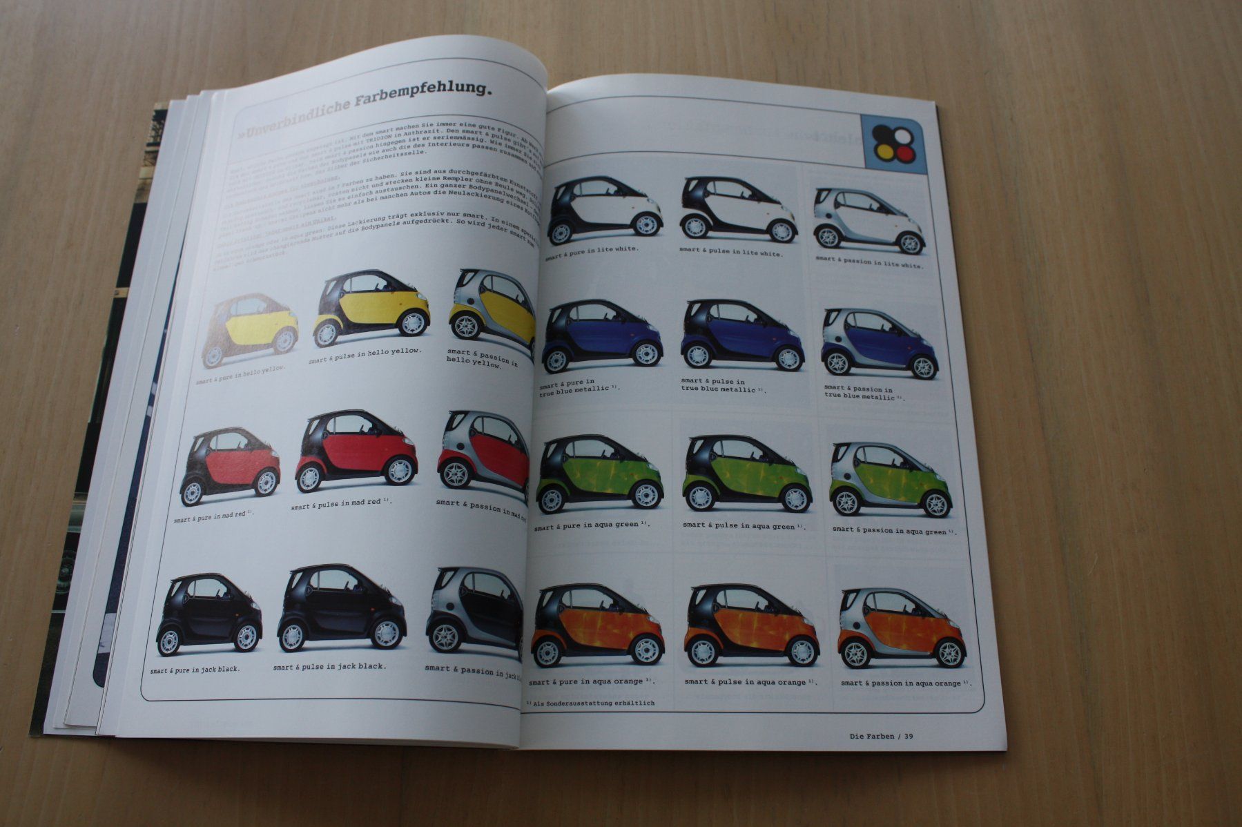 Mercedes-Benz Documenti: Smart City-Coupé Prospekt 1999/2000 – Usato da Wikon venduto da erwin400 6