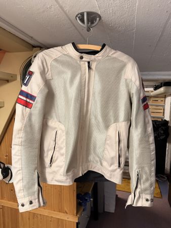 Helstones Motorradjacke Sommer Grösse L weiss