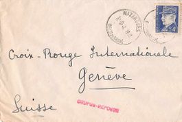 3x ZENSUR aus FRANKREICH - Vermerkstempel - 3 Briefe