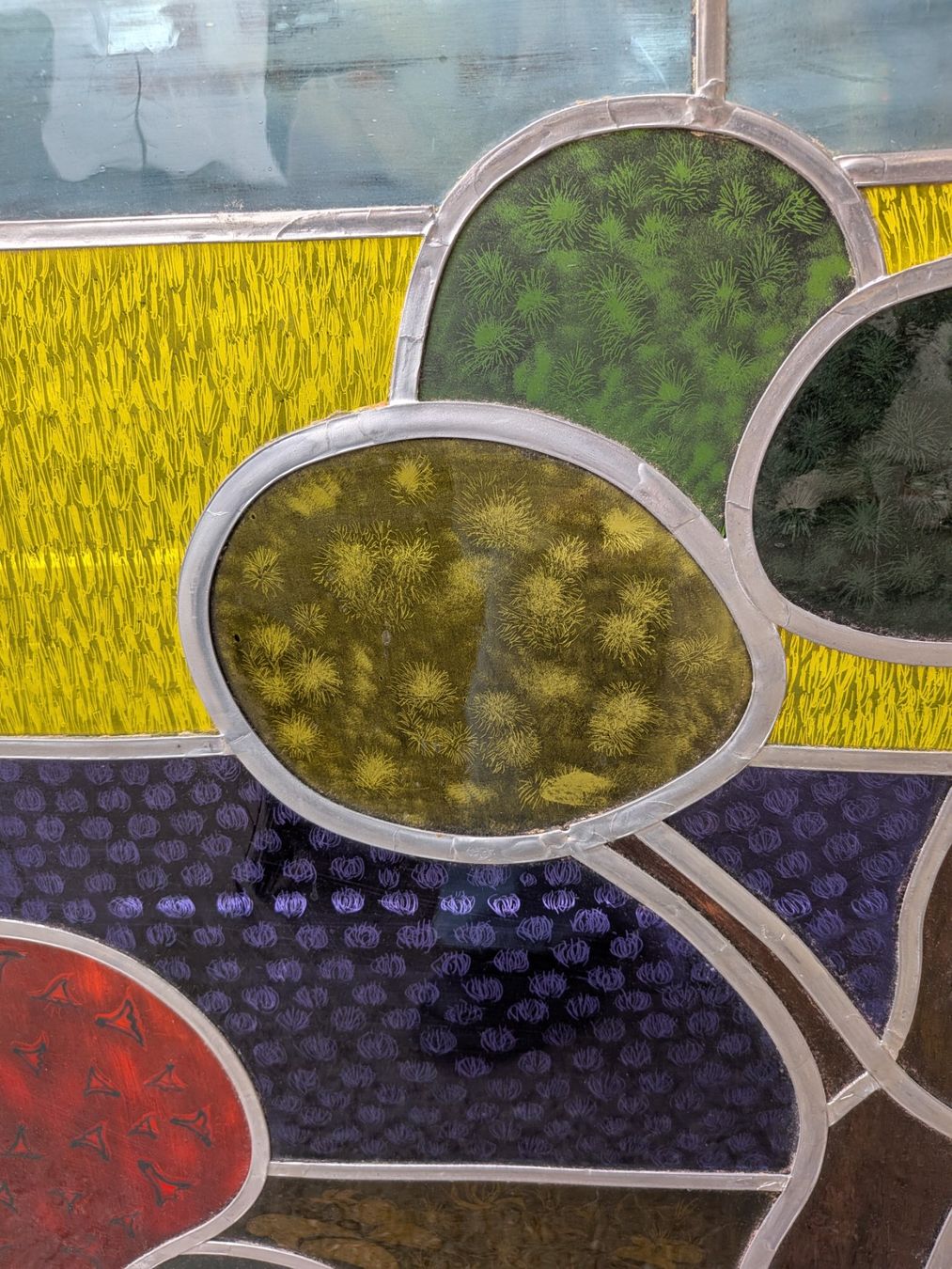 Dipinti: Bleiglasfenster , Glasbild – Usato da Emmen venduto da Brockofsky 1