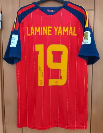 Lamine Yamal - Spanien Home 2026 Trikot - Signiert