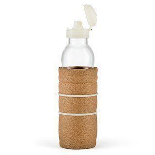 Borracce & Thermos: Blume des Lebens Glas-Flasche mit Korken – Nuovo e nell'imballaggio originale da Altdorf UR venduto da Reiki-Therapeutin 1