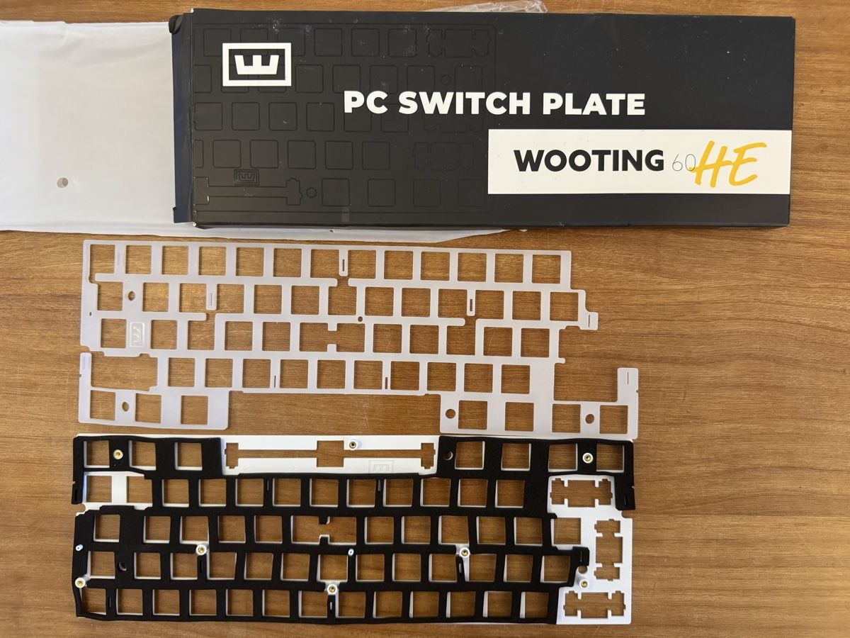 Tastiere: Wooting 60HE PC Switch Plate Kit ISO - Neuwertig & mit OVP – Nuovo (secondo la descrizione) da Zürich venduto da Nobs1 5