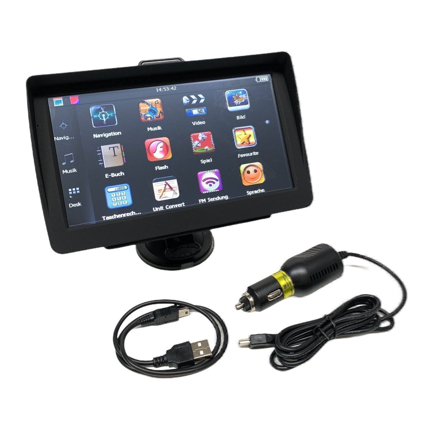 Sistemi audio & multimediali: MULTIMEDIA System AUTO  NAVI +Radio+PC+Foto+Games! NEU – Nuovo e nell'imballaggio originale da Wynau venduto da Intexpool24