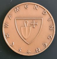 Gedenkmünze Schwamendingen 1967 Huguenin Schweiz CH Medaille