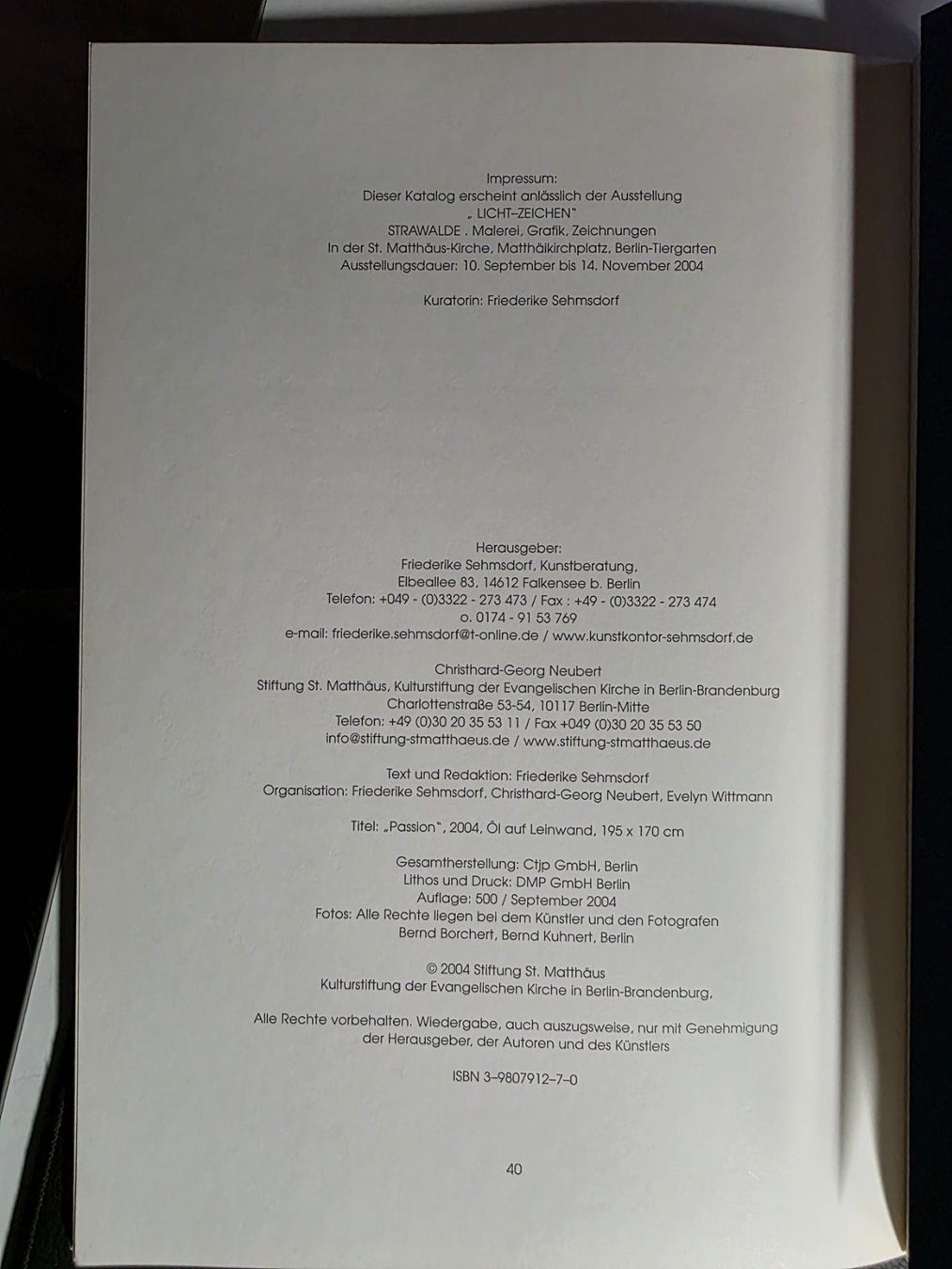 Bücher: Strawalde - Edition Matthäus 2004 - signiert – Gebraucht aus Walterswil BE von Lonitti 9