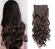 Clip Extensions 55,8cm braun 