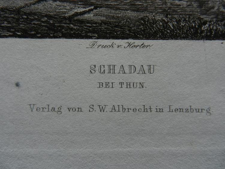 Gravures: Schadau Thun – D'occasion à Risch par Rischli15 2
