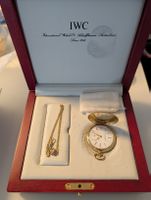 IWC Savonnette Taschenuhr 750 Gelbgold 18K Full Set