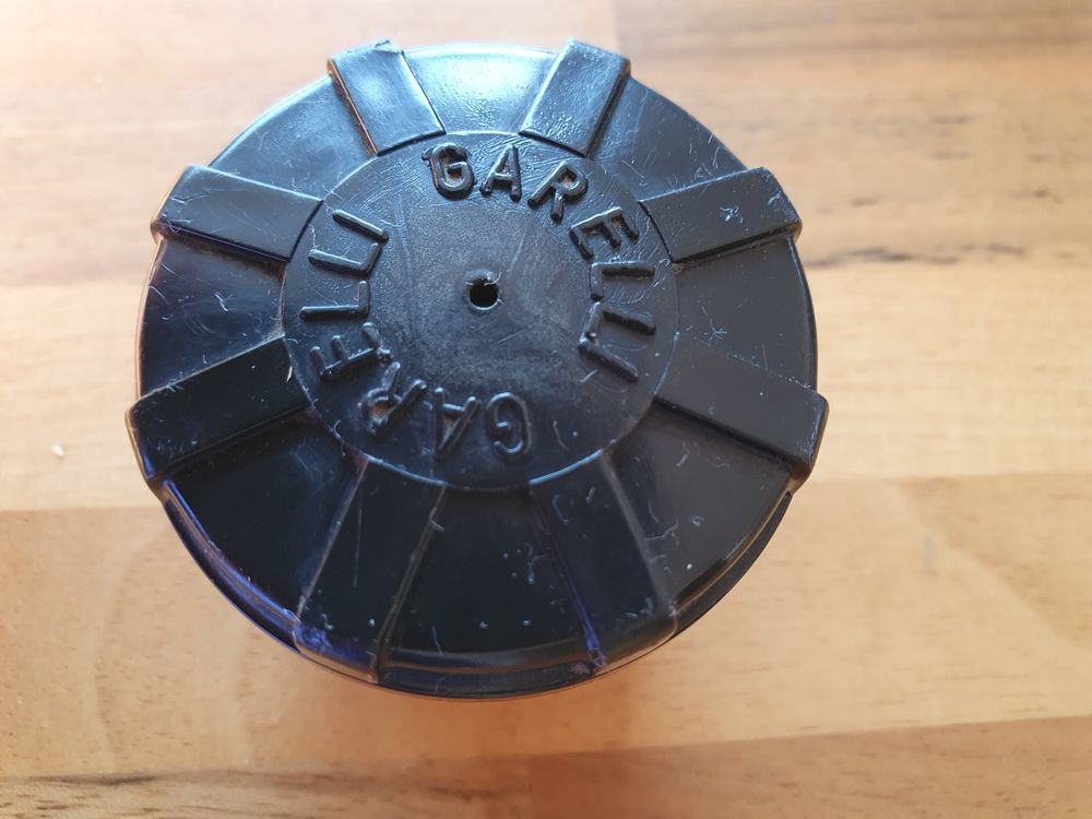 Autocollant Logo Garelli Pour Réservoir De Mob' - Bleu Argenté 158x39 Mm - Neuf Italien