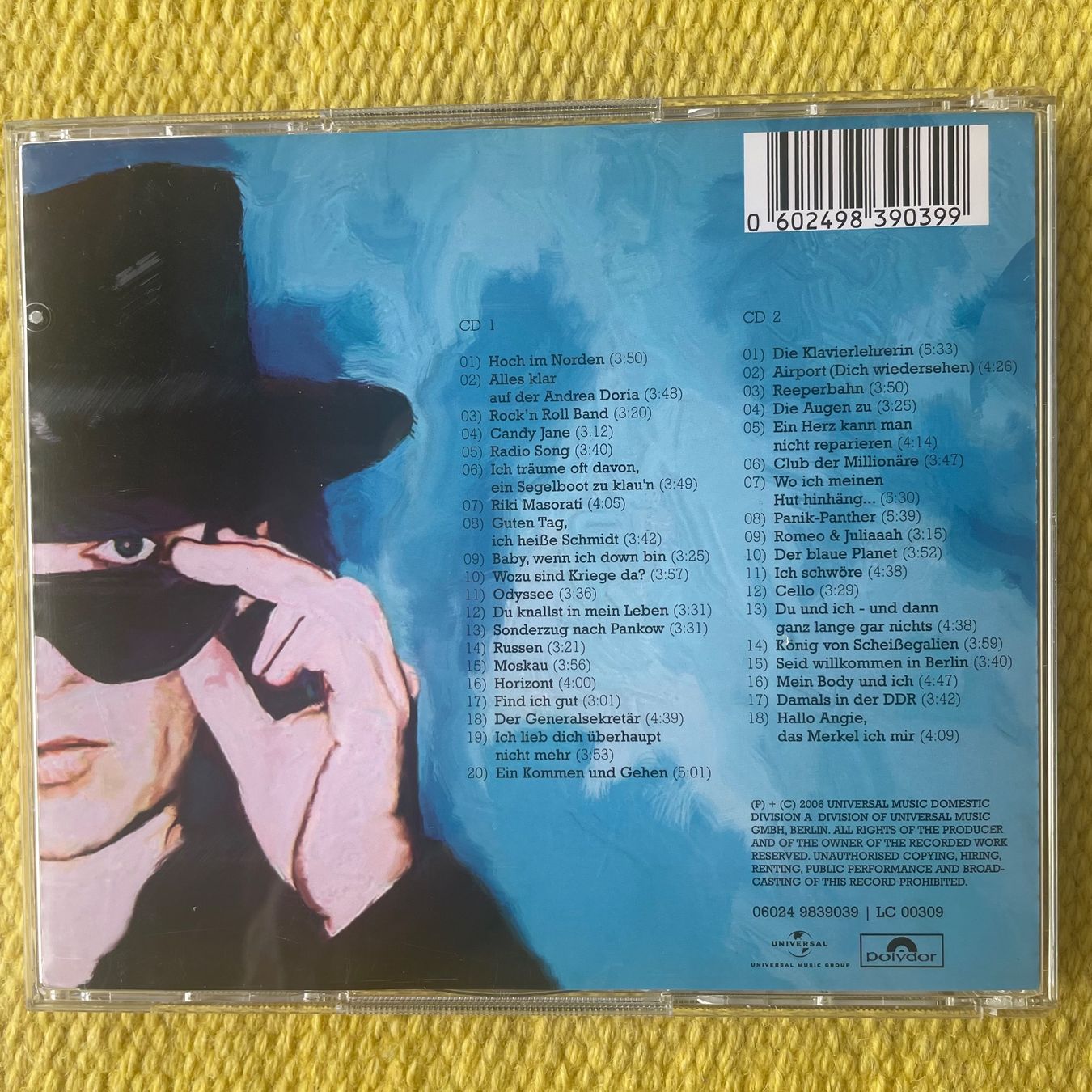 CDs: UDO LINDENBERG-2CD SINGLES VON 1972-2005 – D'occasion à Rorschacherberg par CD-Roli 1