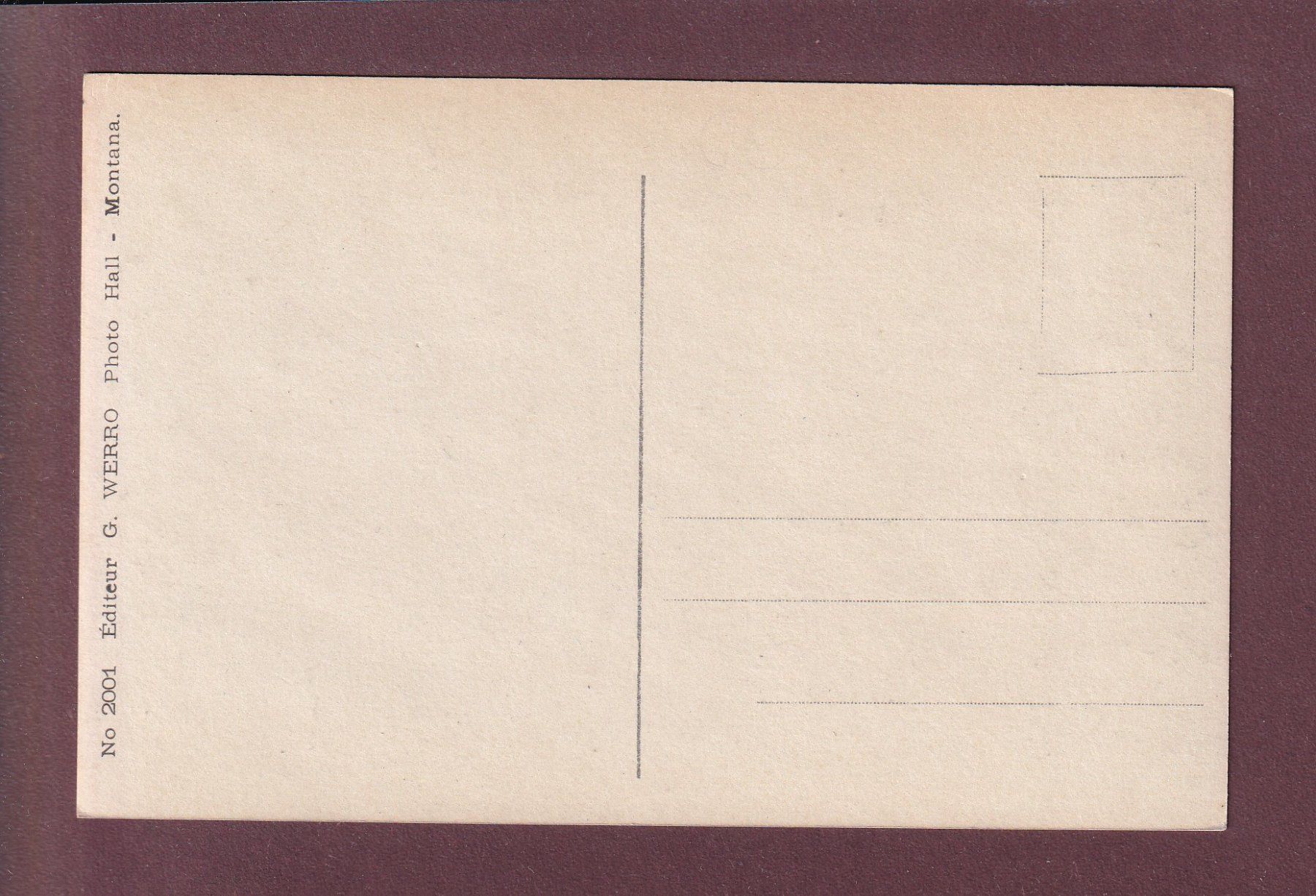 Cartoline postali: MONTANA en hiver – Usato da Pully venduto da nicecards 1