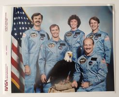 Space Shuttle Crew Photo STS-51-A / August 1984 // 25.5/20