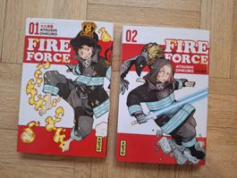 Fire Force Tomes 1 et 2, manga d'Atsushi Ohkubo Kana