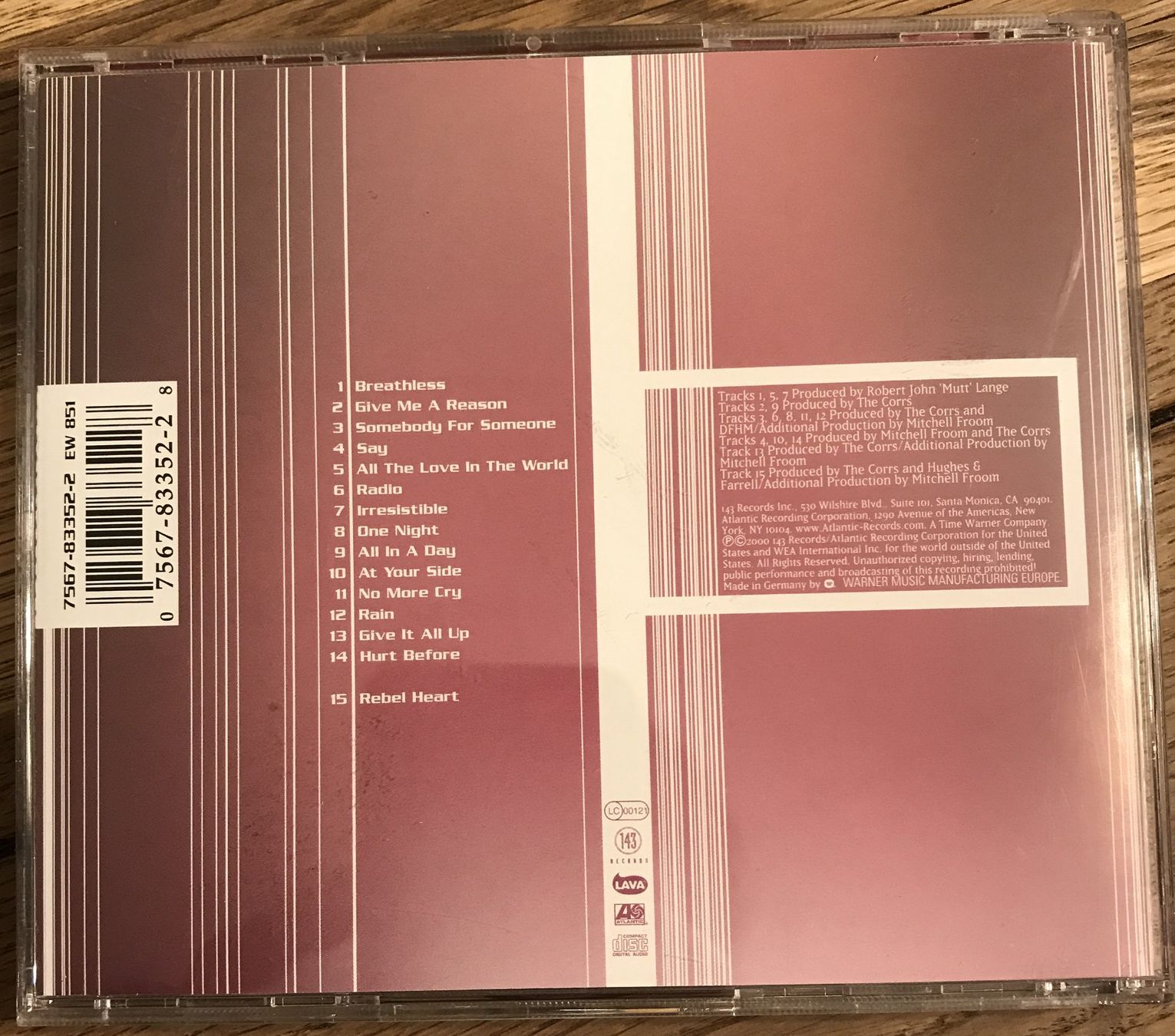 CDs: CD- The Corrs - In Blue – D'occasion à Guntershausen par Gloominati 1