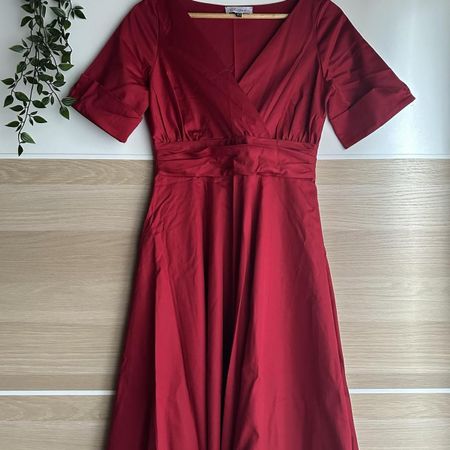 Abito rosso Closet London tg UK 10 taglia 38/40 occasioni sp