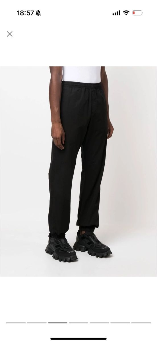 Off-White Pantaloni: Off white cotton jersey track pants M  – Usato da Giubiasco venduto da Darkemperor 5