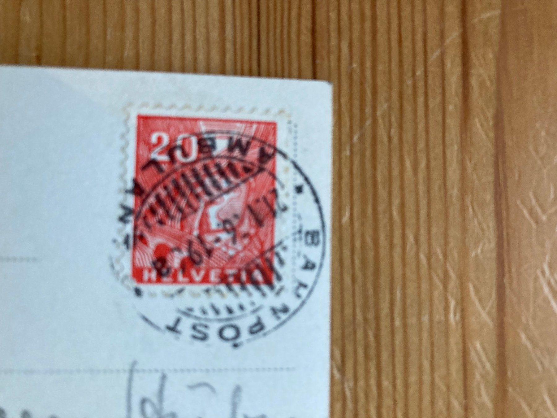 Cartoline postali: Chur -  Hofplatz mit Hofkirche - AK 1936 – Usato da Oberuzwil venduto da Henri09 1