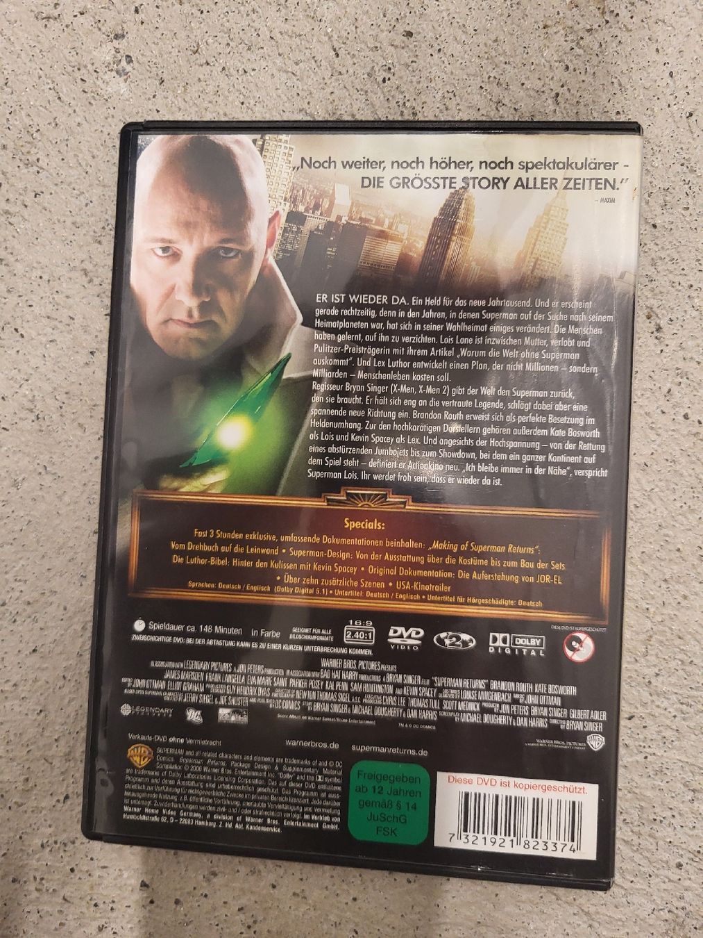 Alle DVDs: Superman Returns - 2-Disc Edition - DVD - Top Zustand! – Gebraucht aus Oberneunforn von Sarah_Luca 1