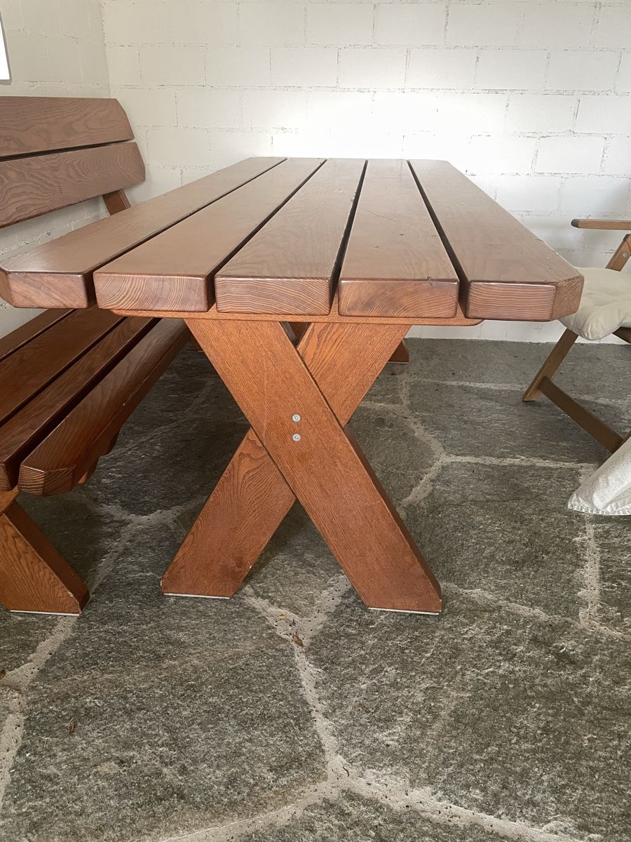 Set de table et chaises: Gartenesstisch mit Bänken – D'occasion à Breitenbach par oli_hm96 3