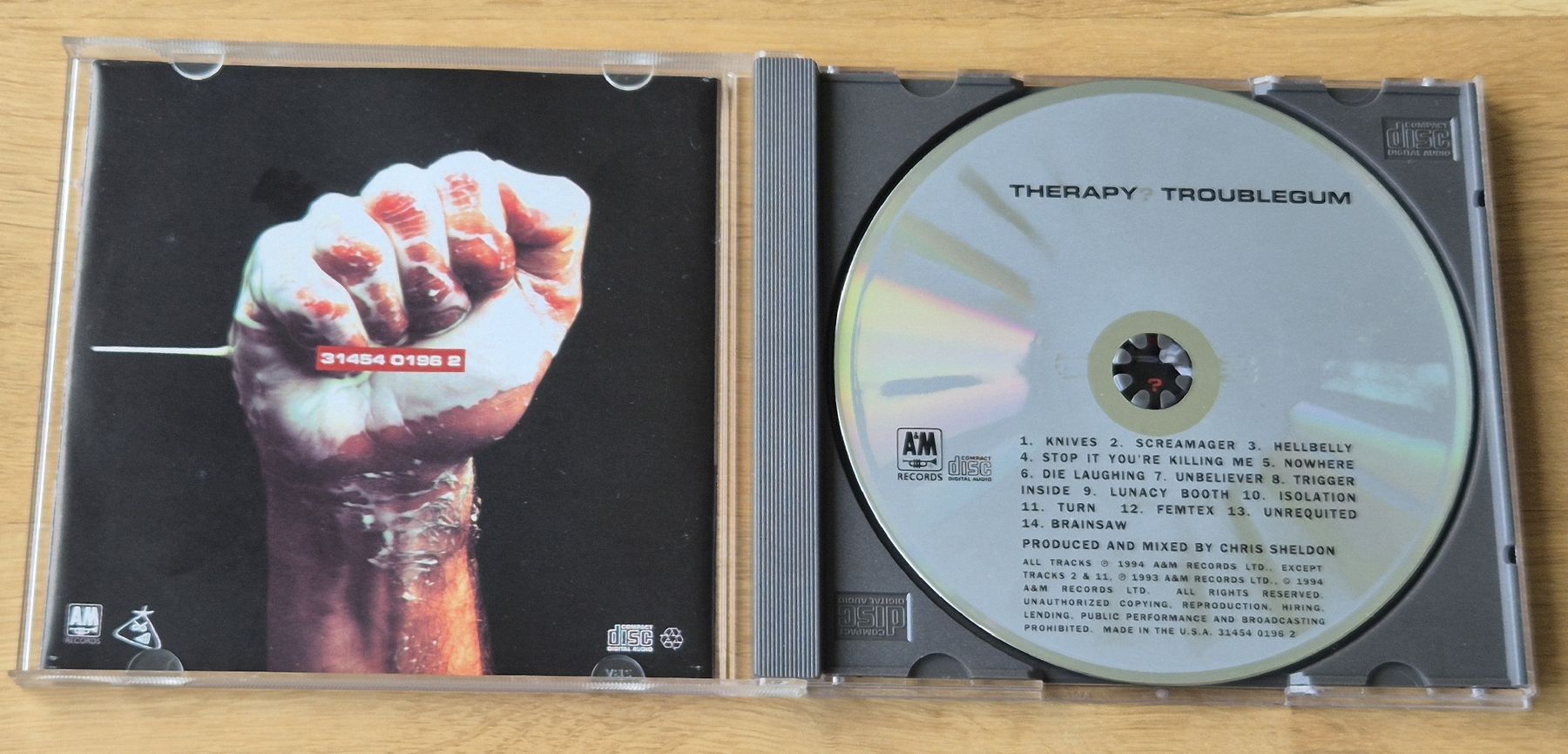 CD: CD:  Therapy? - Troublegum – Usato da Oftringen venduto da Xxxmcsxxx 1