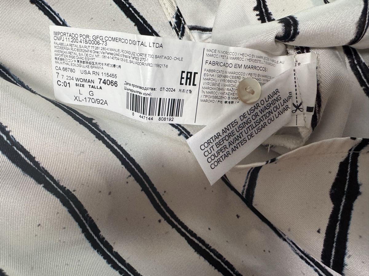 Mango Camicette: Mango Bluse gestreift Gr. L schwarz/weiss – Nuovo (secondo la descrizione) da Winkel venduto da Schorley 5