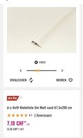 2 Rollen d-c-fix® Klebefolie Uni Matt Sand, 67,5x200 cm, Neu