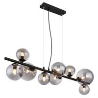 Pendelleuchte, LED, Glas, 87 cm x 35 cm